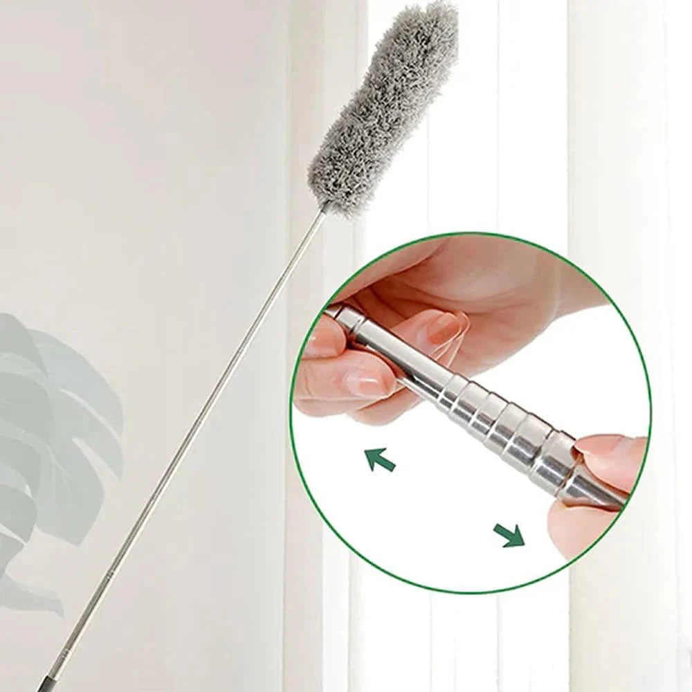 Telescopic Duster Extendable To 110 In Washable Microfiber Head