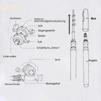 Telescopic Fishing Rod Set Compact Lightweight Durable Composite