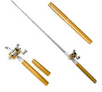 Telescopic Fishing Rod Set Compact Lightweight Durable Composite