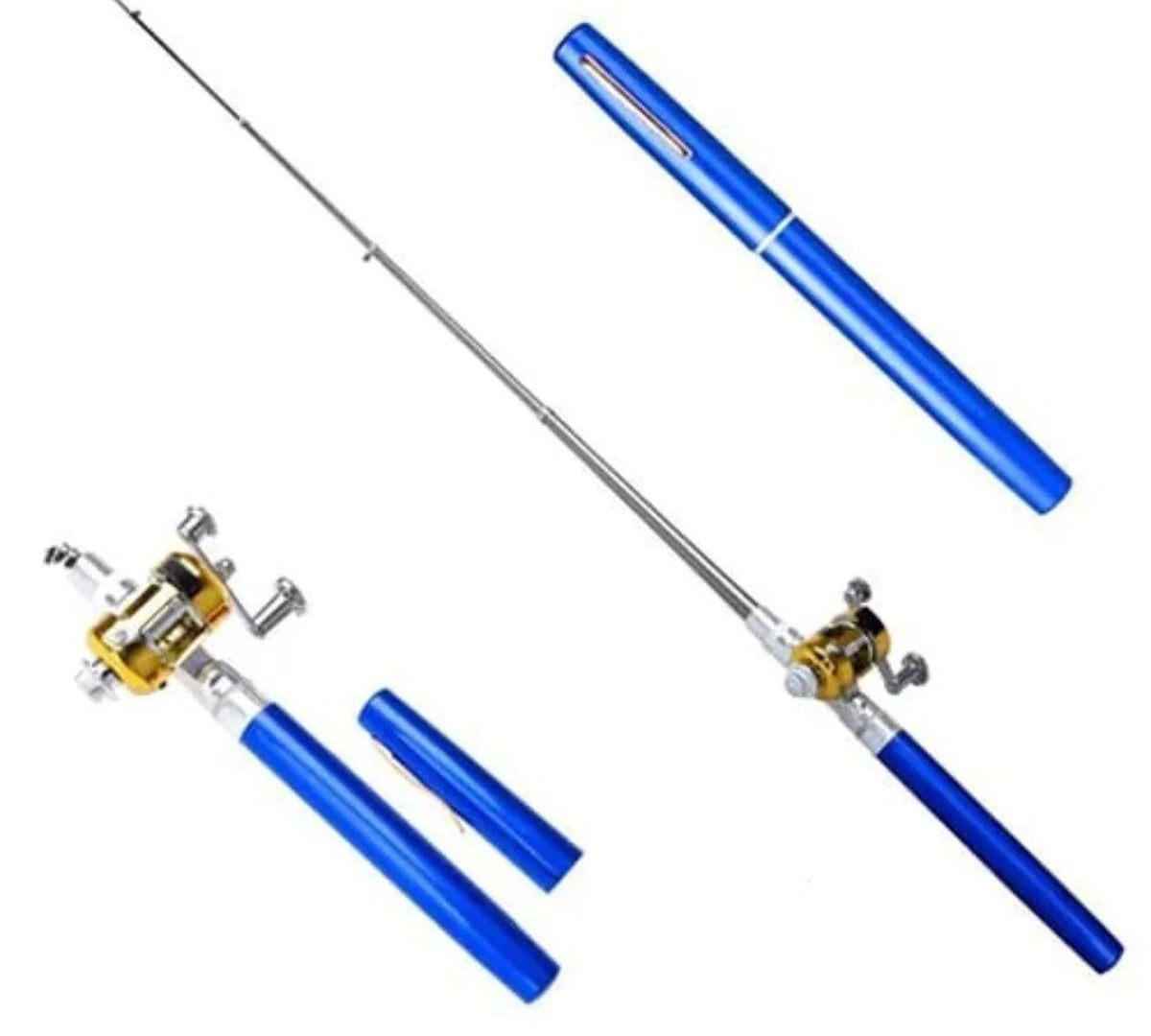 Telescopic Fishing Rod Set Compact Lightweight Durable Composite