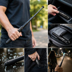 Telescopic Hiking Pole One-Click Anti-Slip Grip