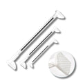 Telescopic Rod No-Drill Clamp Mount Stainless Steel