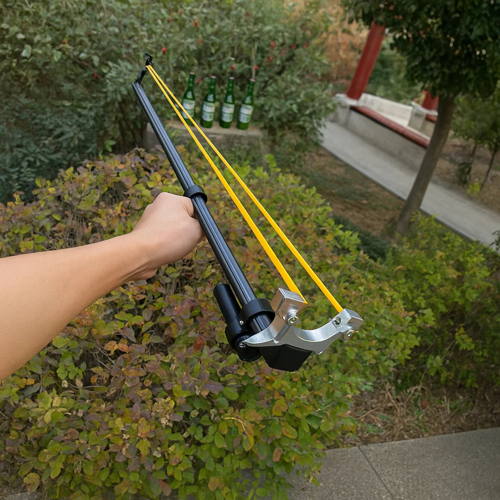 Telescopic Slingshot Integrated Laser Sight Adjustable Aviation Aluminum