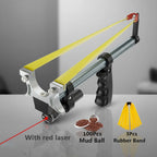 Telescopic Slingshot Integrated Laser Sight Adjustable Aviation Aluminum