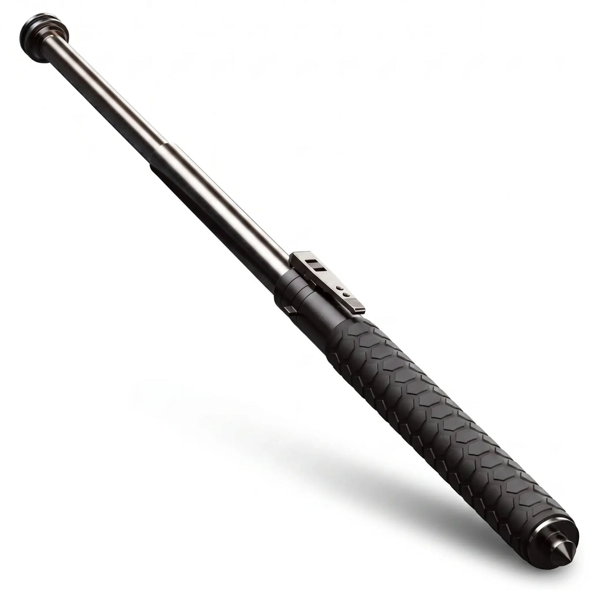 Telescopic Walking Stick Spring-Loaded Alloy Steel & Non-Slip Handle