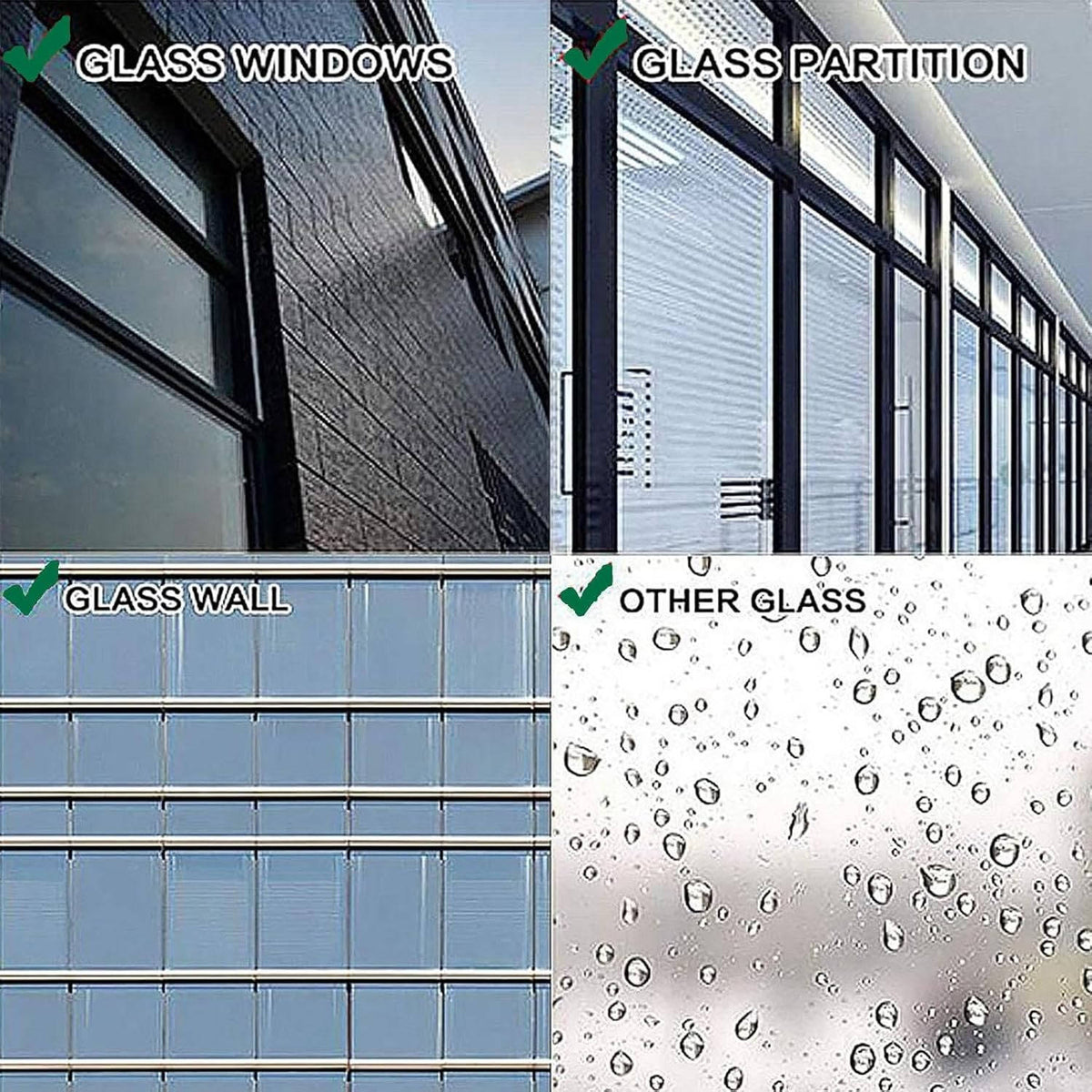 Telescopic Window Cleaner Lightweight Aluminum Adjustable 6 Ft