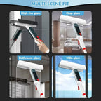 Telescopic Window Cleaner Lightweight Aluminum Adjustable 6 Ft