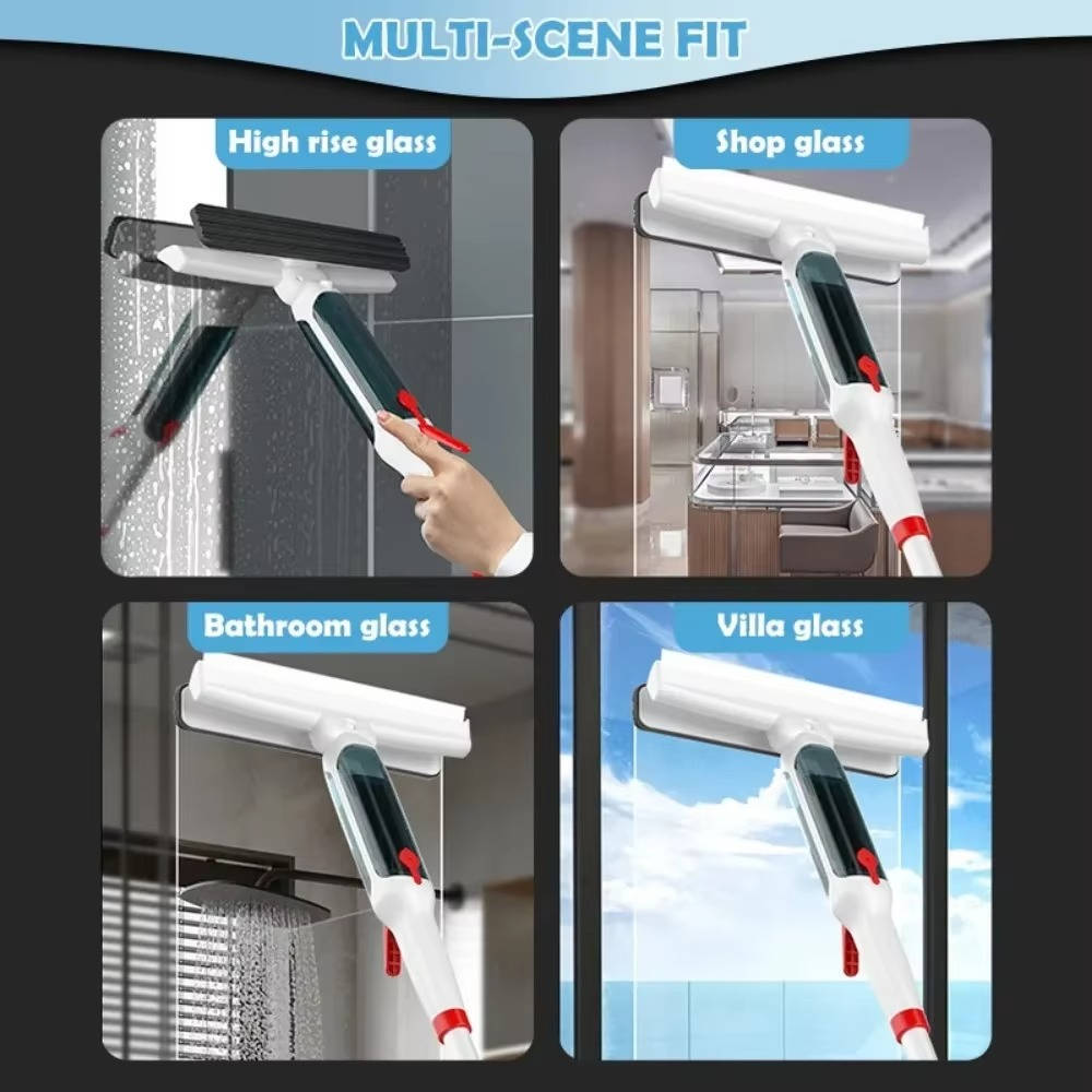 Telescopic Window Cleaner Lightweight Aluminum Adjustable 6 Ft