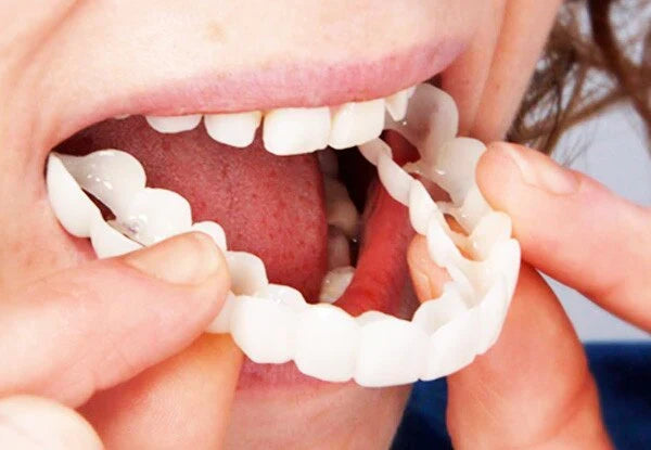 Temporary Denture Flexible Silicone Natural-Looking & Universal Fit