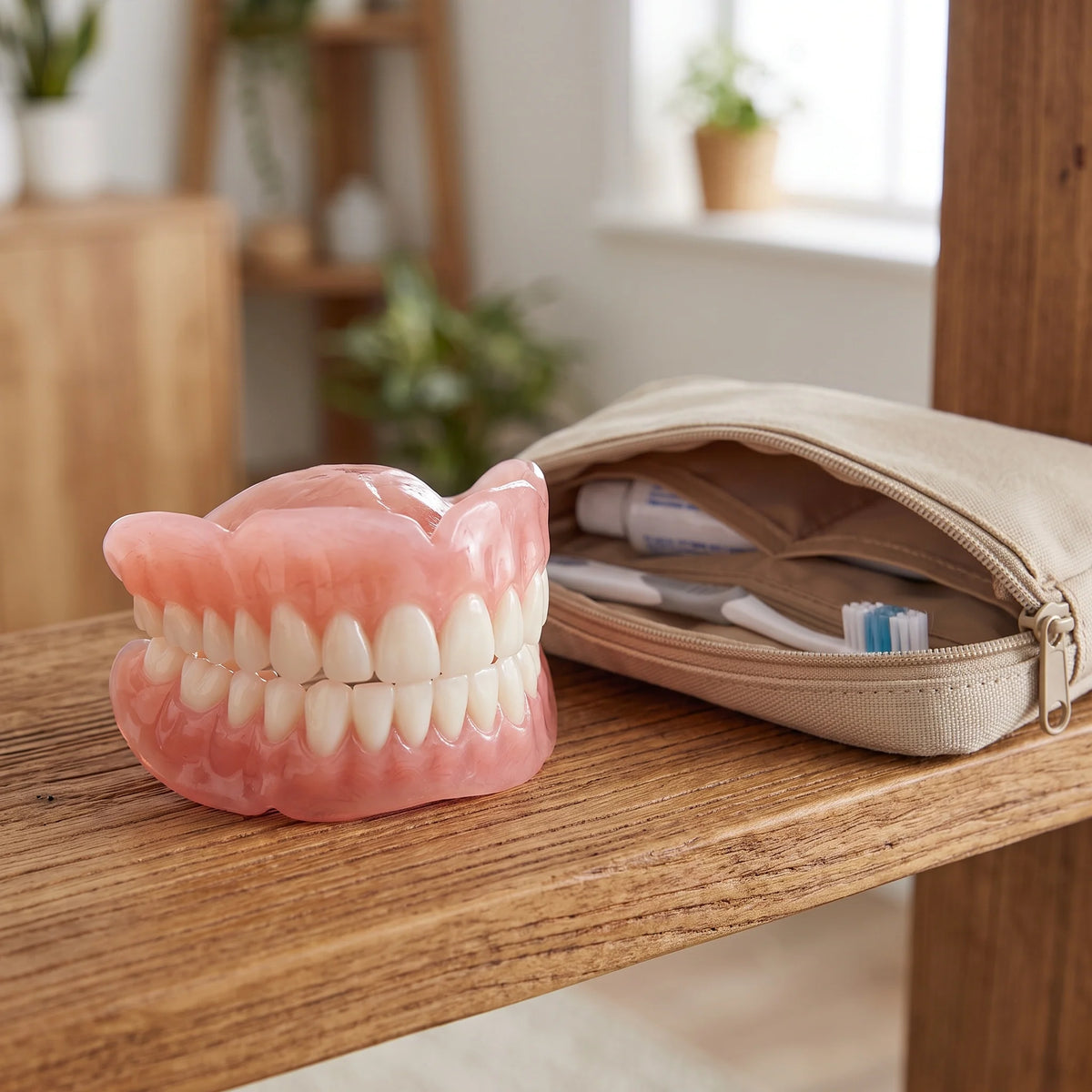 Temporary Denture Kit Thermoformable Silicone Adjustable Fit