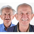 Temporary Dentures Soft Cushion Snap-In Upper & Lower Set