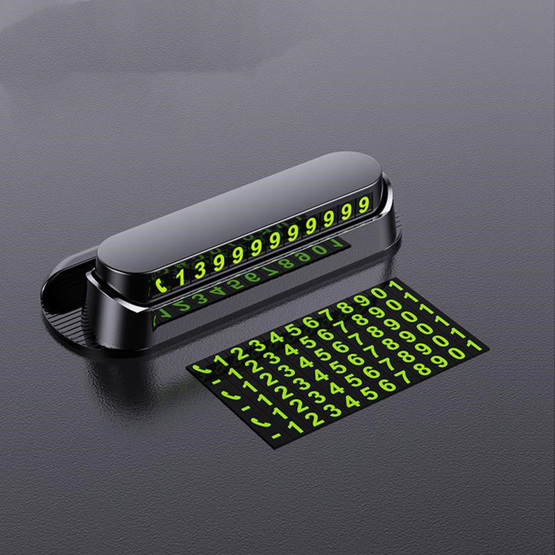 Temporary Parking Card Glow-In-The-Dark Phone Holder & Air Freshener