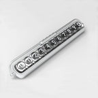 Temporary Parking Number Plate Colorful Tool-Free Adhesive