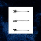 Temporary Tattoo Minimal Arrow Water Transfer