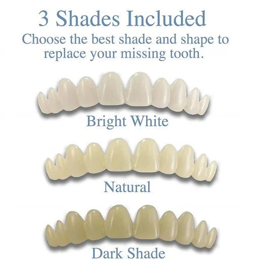 Temporary Veneers Snap-In Natural-Looking Non-Toxic