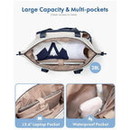 Tennis Bag Integrated Racket Holder Water-Resistant & Padded Straps