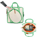 Tennis Racket Carry Bag Multi-Compartment Durable Fabric