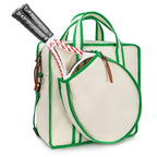 Tennis Racket Carry Bag Multi-Compartment Durable Fabric