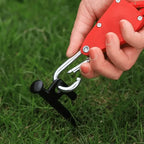 Tent Guy Line Integrated Pulley Reflective Threads