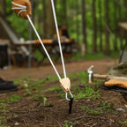 Tent Guy Line Integrated Pulley Reflective Threads