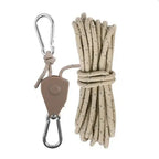 Tent Guy Line Integrated Pulley Reflective Threads