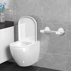 Textured Concave Grip & Suction-Cup Lock Shower Grab Bar (Drill-Free)