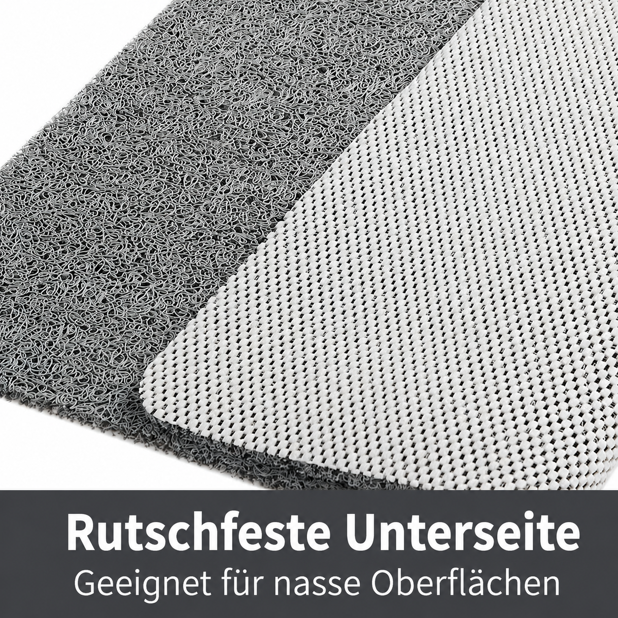 Textured Non-Slip Shower Mat (Integrated Drainage)