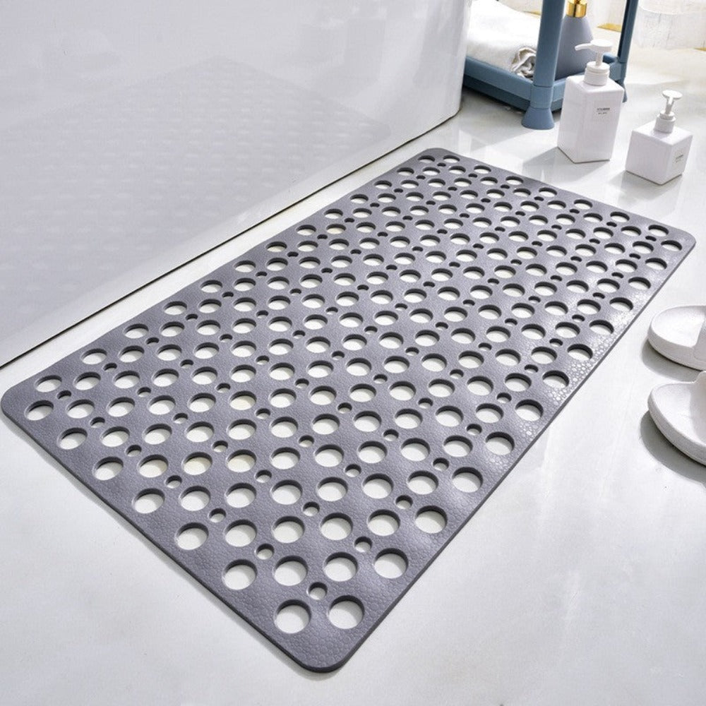 Textured Non-Slip Shower Mat (Suction Cups & Drainage Holes)