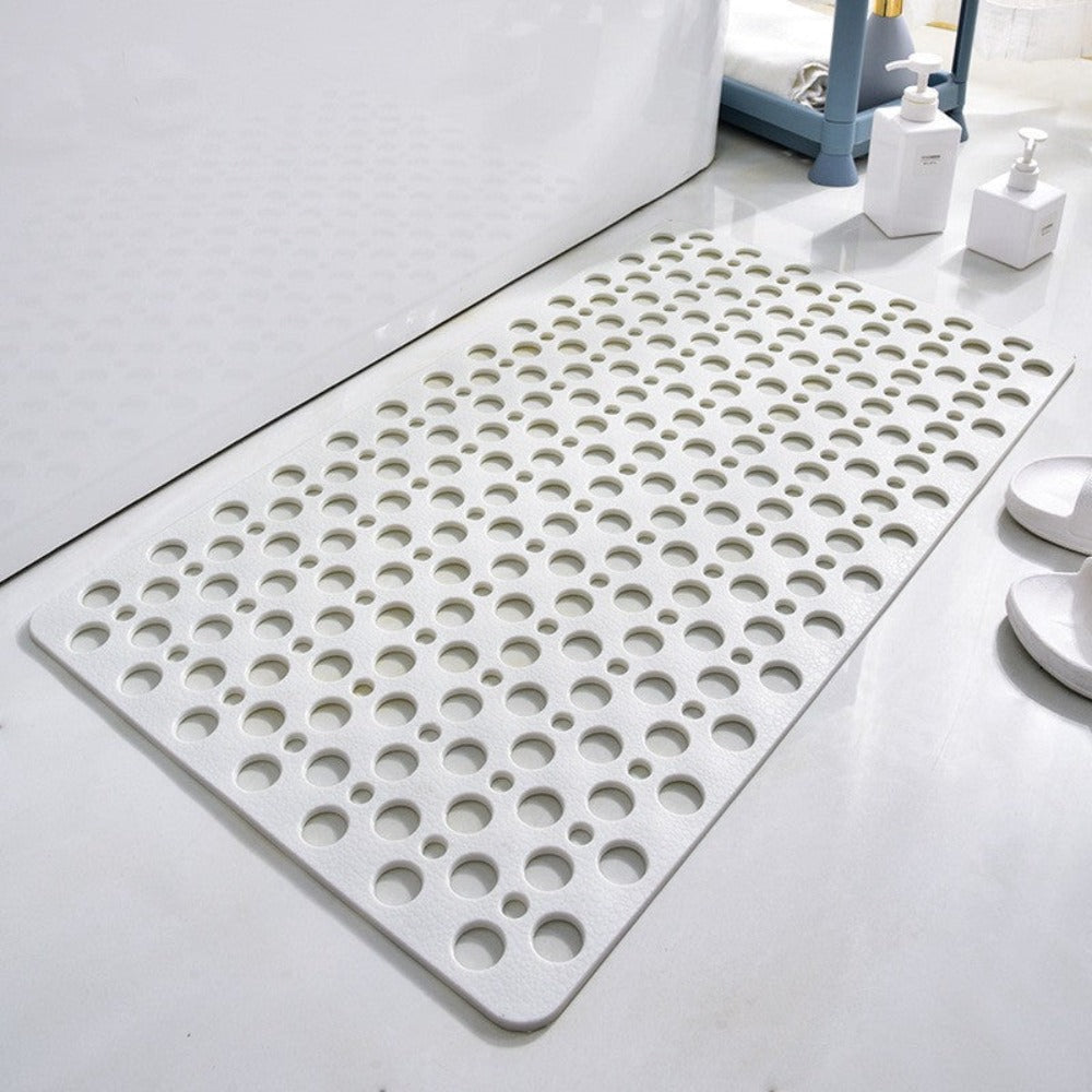 Textured Non-Slip Shower Mat (Suction Cups & Drainage Holes)