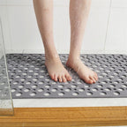 Textured Non-Slip Shower Mat (Suction Cups & Drainage Holes)