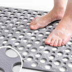 Textured Non-Slip Shower Mat (Suction Cups & Drainage Holes)