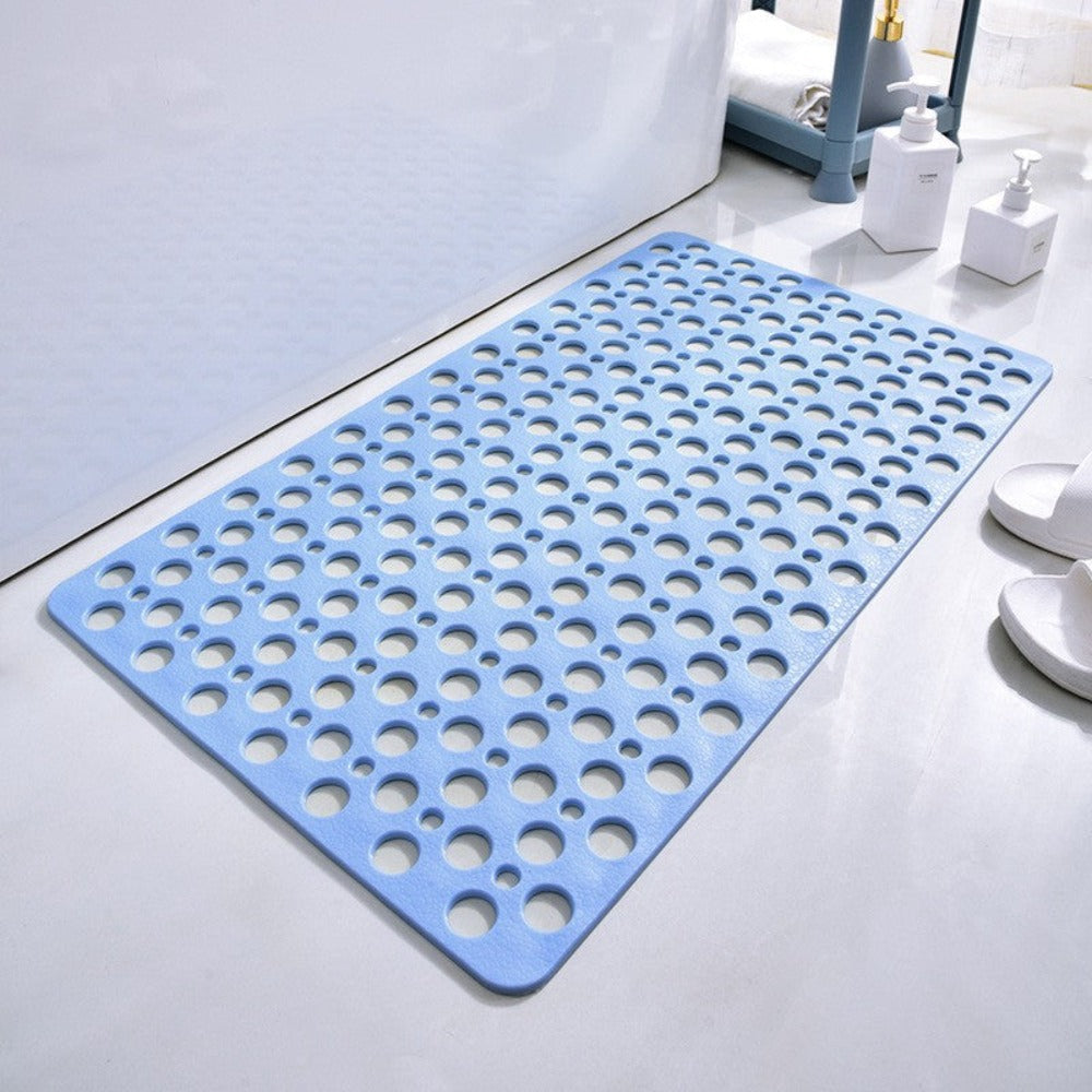 Textured Non-Slip Shower Mat (Suction Cups & Drainage Holes)