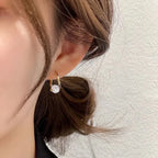Therapy Earrings Germanium Beads Negative Ion Gold Or Silver