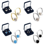 Therapy Earrings Germanium Beads Negative Ion Gold Or Silver