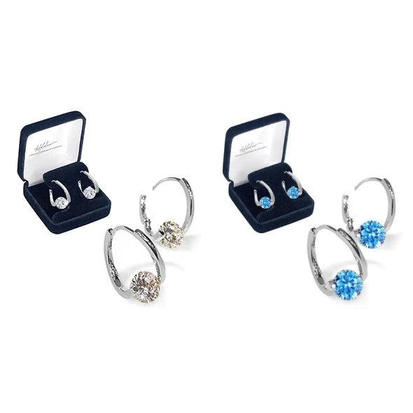Therapy Earrings Germanium Beads Negative Ion Gold Or Silver