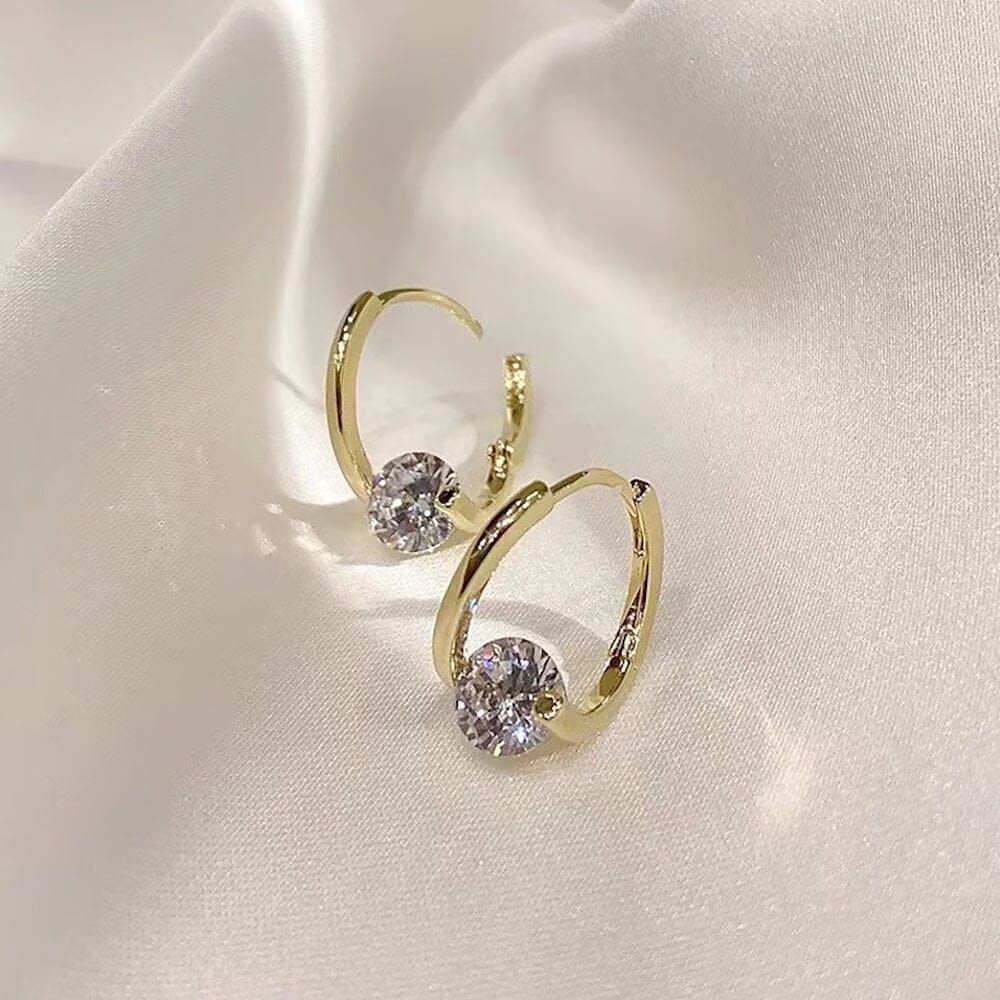 Therapy Earrings Germanium Beads Negative Ion Gold Or Silver