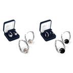 Therapy Earrings Germanium Beads Negative Ion Gold Or Silver