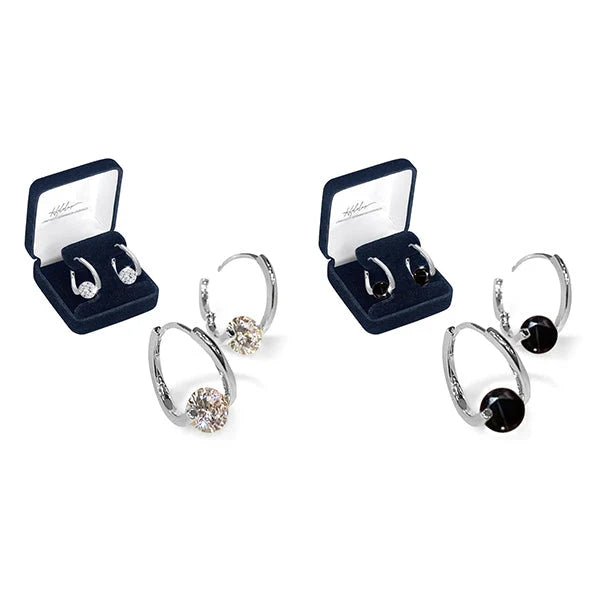Therapy Earrings Germanium Beads Negative Ion Gold Or Silver