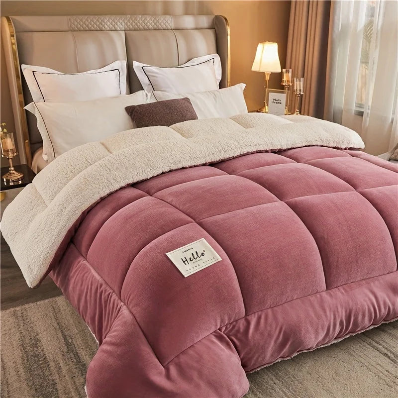 Thermal Blanket Reversible Three-Layer Woven Twill
