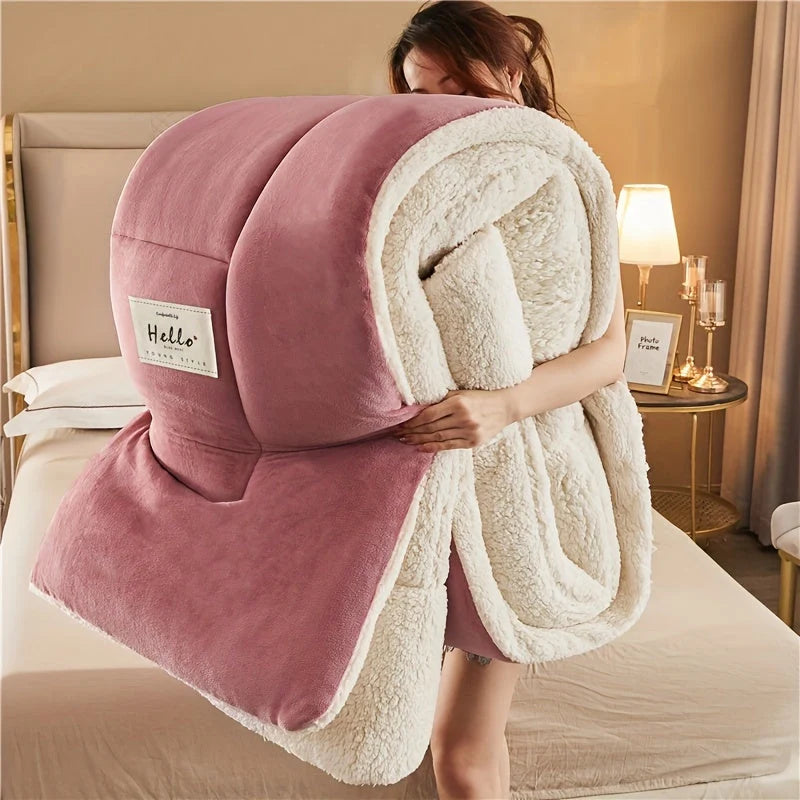 Thermal Blanket Reversible Three-Layer Woven Twill