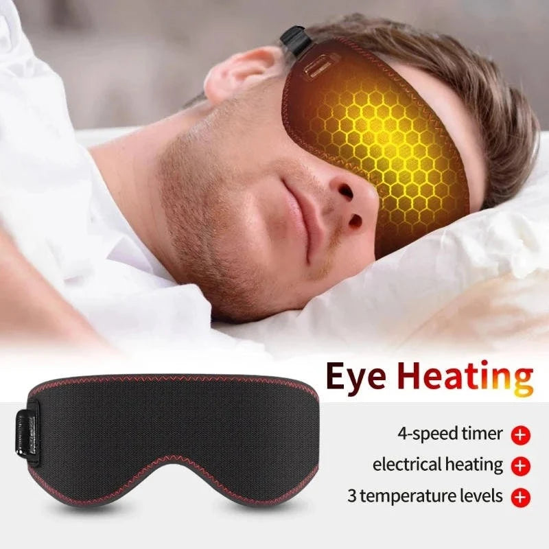 Thermal Eye Mask USB Rechargeable 3 Heat Levels