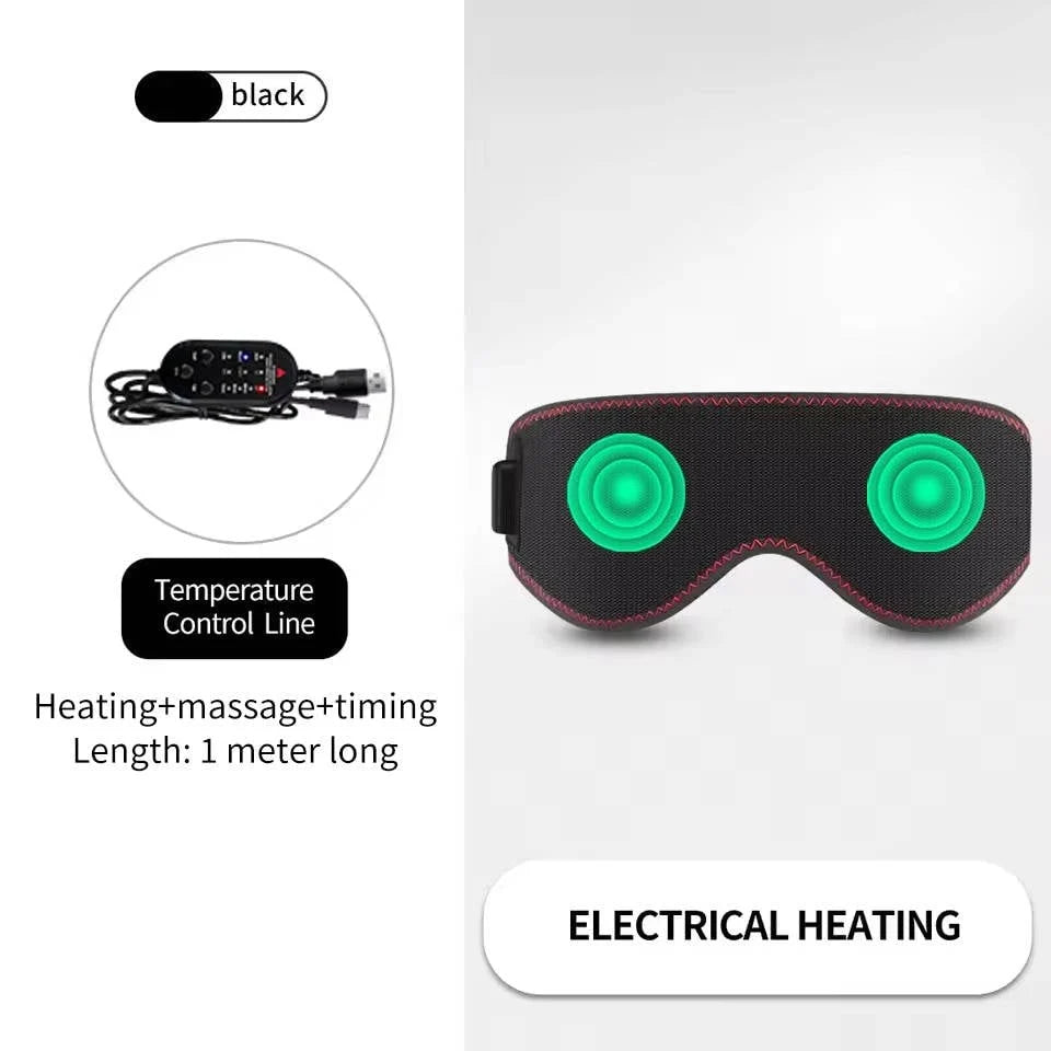 Thermal Eye Mask USB Rechargeable 3 Heat Levels