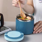 Thermal Food Jar Stainless Steel Double-Wall Leak-Proof Wide Opening