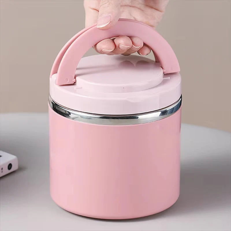 Thermal Food Jar Stainless Steel Double-Wall Leak-Proof Wide Opening