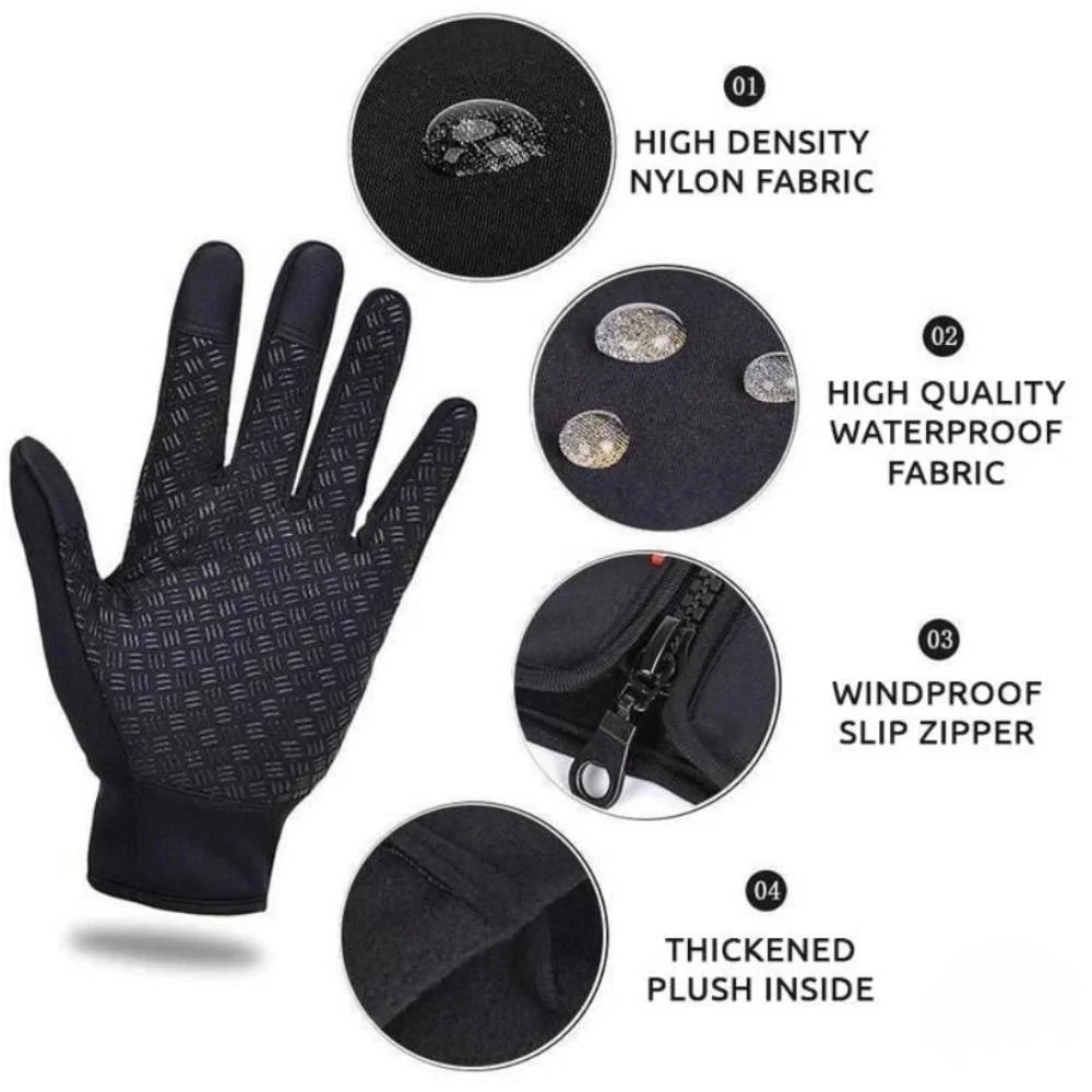 Thermal Gloves Insulated Windproof Conductive Tips