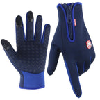 Thermal Gloves Neoprene Fleece-Lined Full-Finger Touchscreen Grip Palm