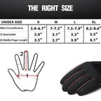 Thermal Gloves Neoprene Fleece-Lined Touchscreen & Anti-Slip