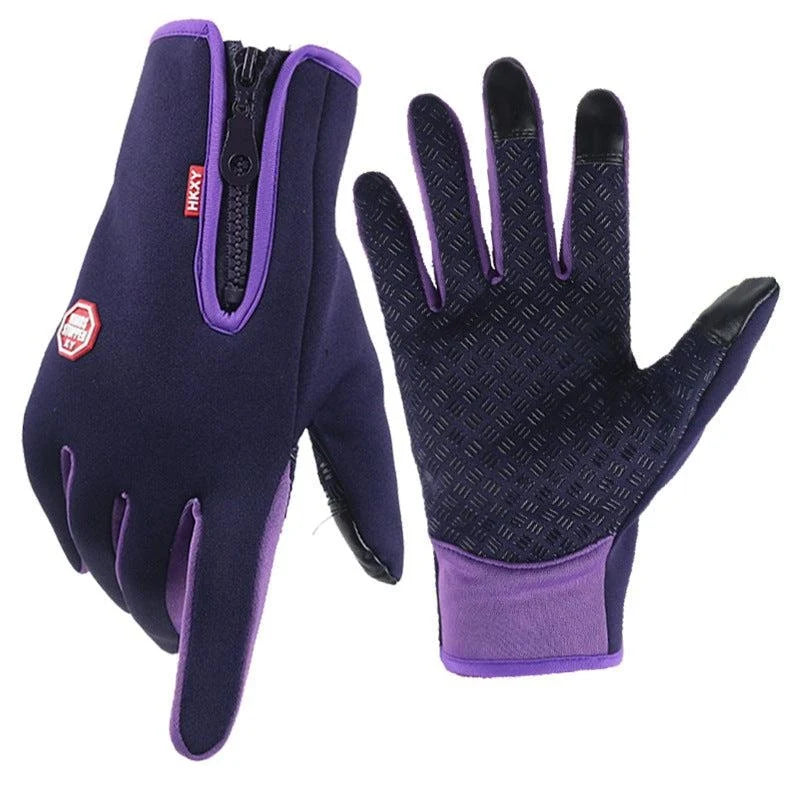 Thermal Gloves Neoprene Fleece-Lined Touchscreen & Anti-Slip