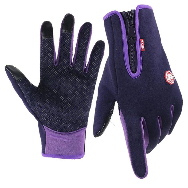 Thermal Gloves Neoprene Fleece-Lined Touchscreen & Anti-Slip