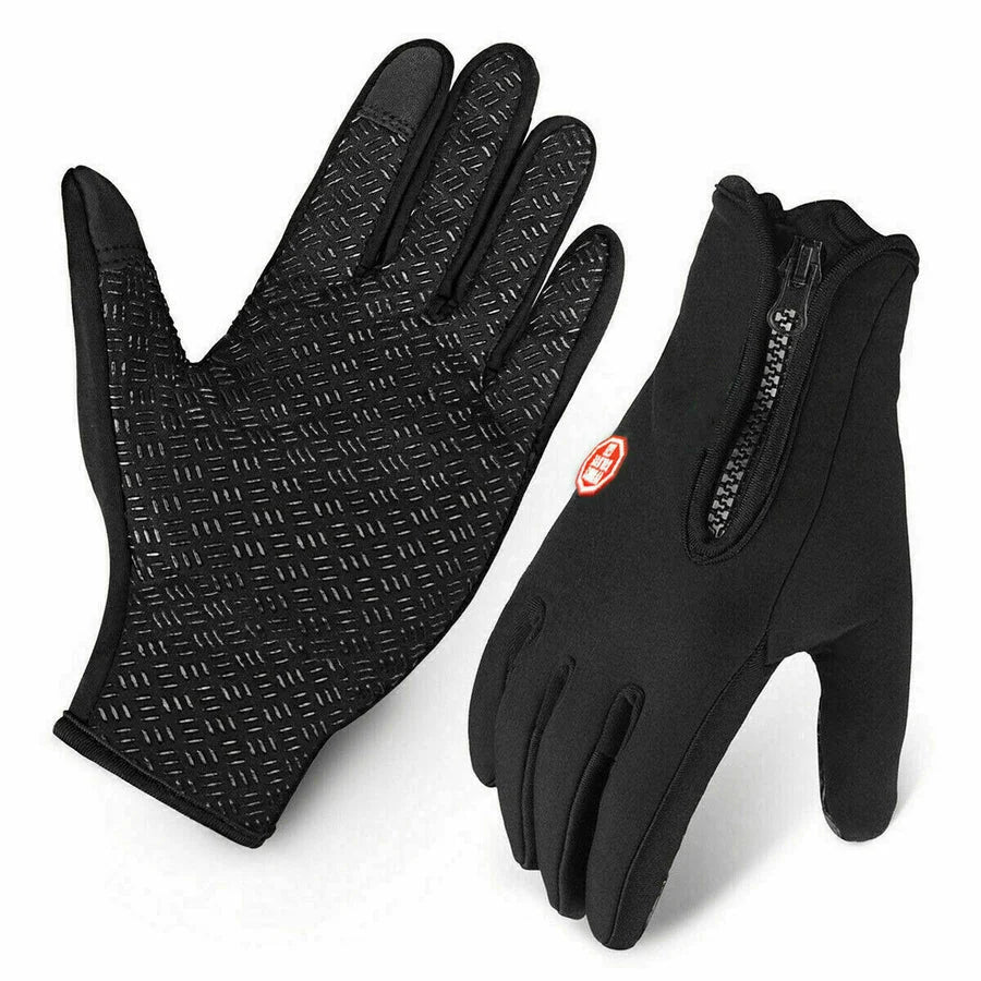 Thermal Gloves Touchscreen Fleece-Lined Non-Slip Palm